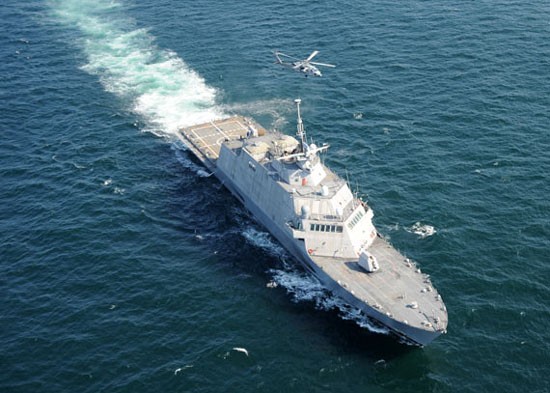 Mỹ đã triển khai tàu tuần duyên USS Freedom ở Singapore